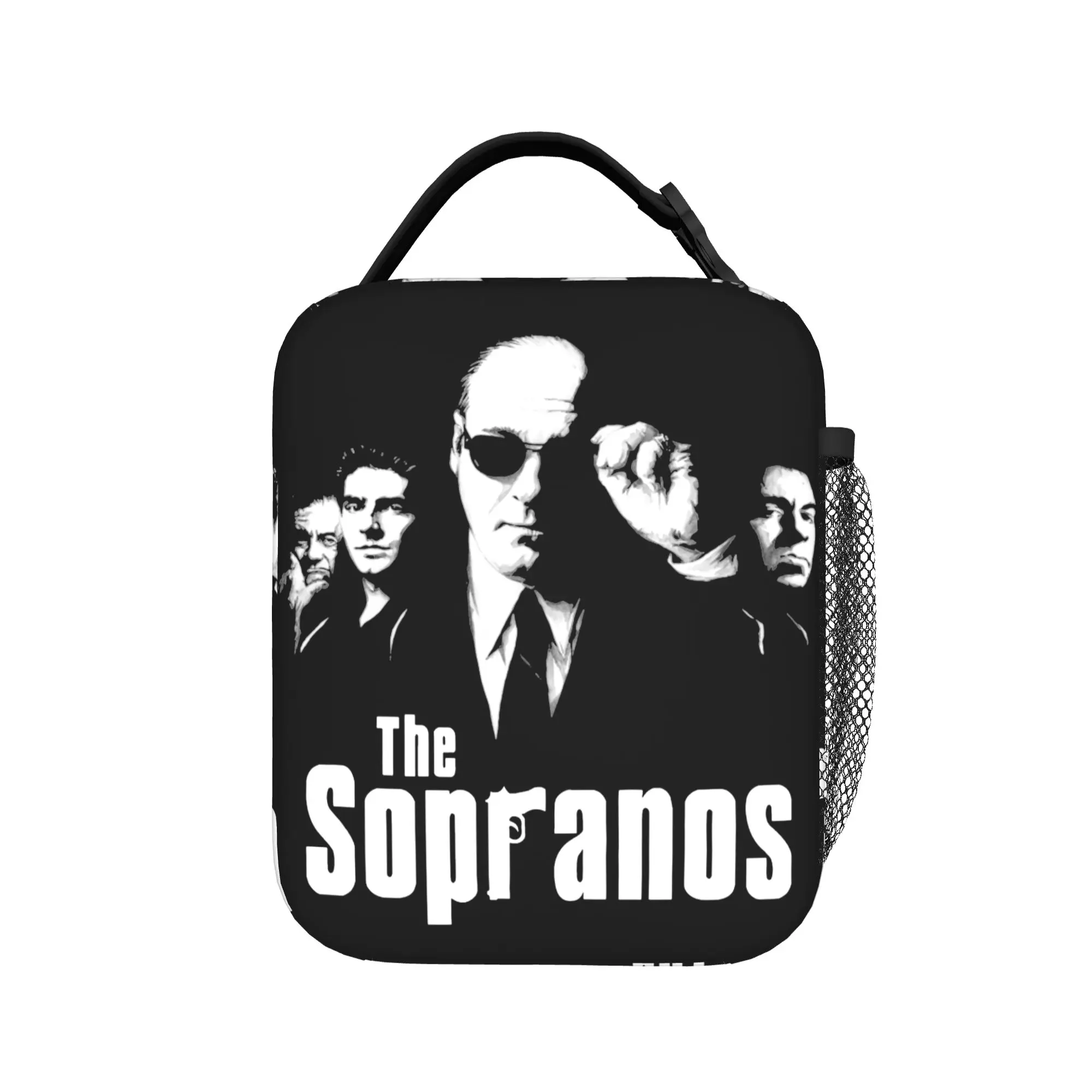 The Sopranos Horror Crime Character Figure Gang Insulated Lunch Bags Cooler Bag Lunch Container Love Hug Me Cool Tote Lunch Box