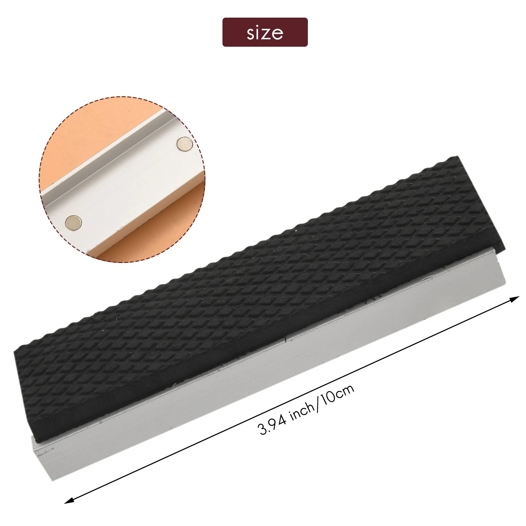 A11I 4 Inch Vise Universal Soft Vice Pads Covers, Multi-Purpose Protector For Any Metal Vice,2 Pcs,Silver