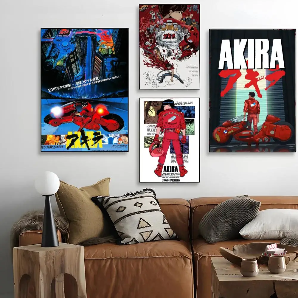 A-Akira 1988 Film anime Poster poster retro art living room decoration