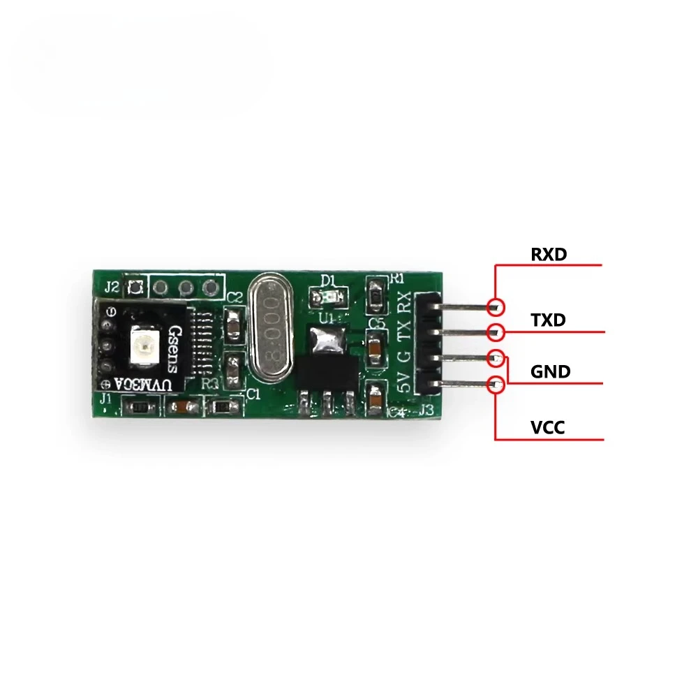 UVM-30A Ultraviolet Sensor, Module UV Detection Serial Port Output Original Genuine Good Quality