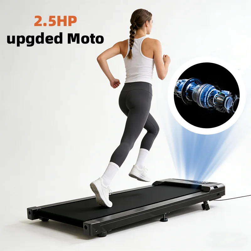 Modern Home Gym Equipment Under Desk Walking Pad  for Daily Aerobic Exercise Fitness Electric Treadmill
