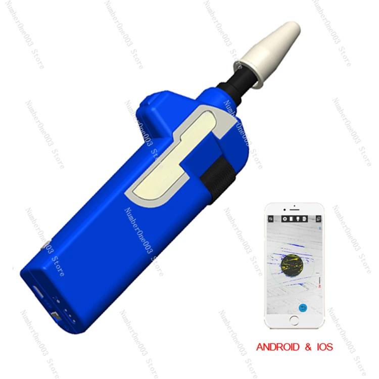 Wireless 400X Handheld Optic Fiber End Face Detector Inspection Microscope