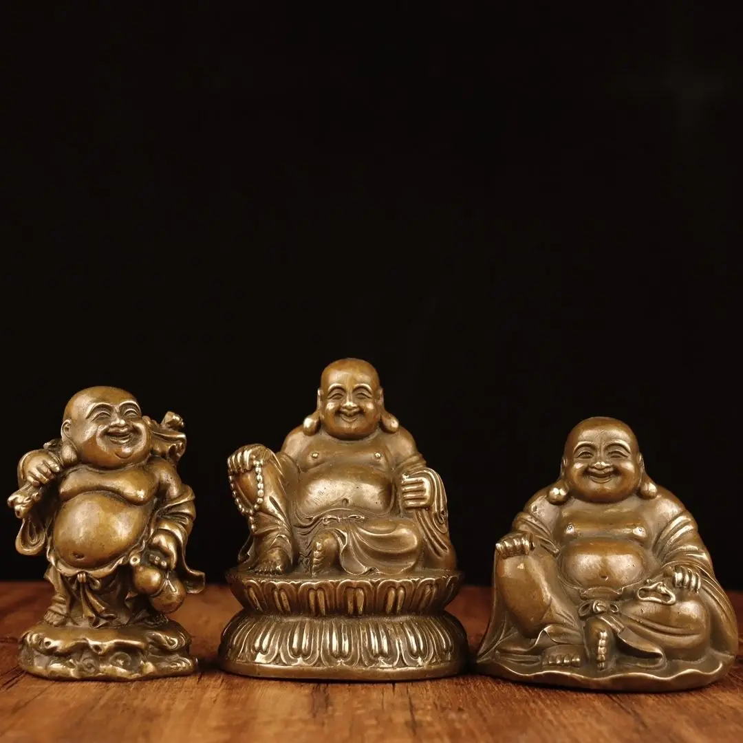 Buddhism Laughing maitreya buddha Statue Sculpture Figurines Home Garden Decoration Statues For House