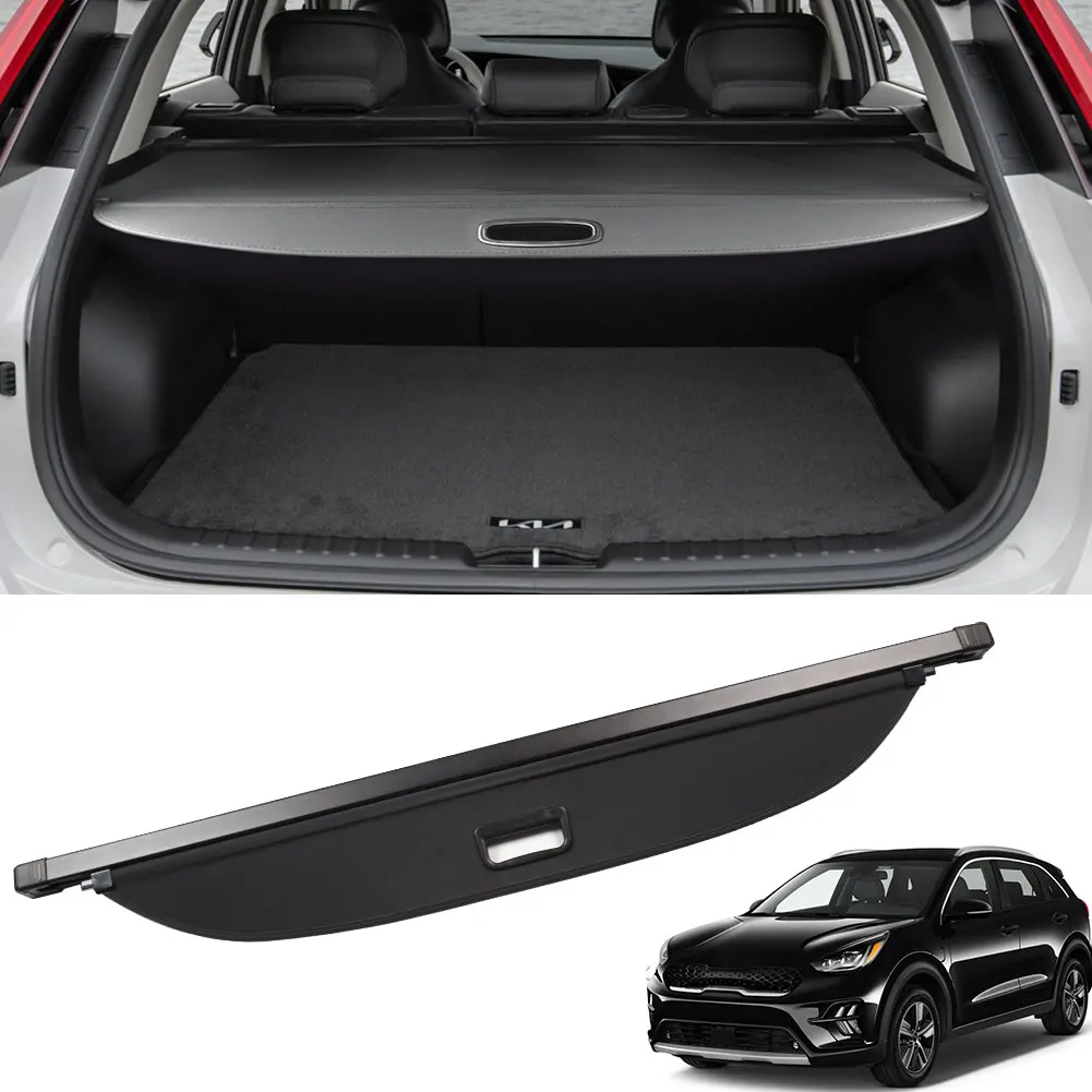 For Kia Niro 2017-2022 Retractable  Cargo Cover Car Rear Parcel Shelf