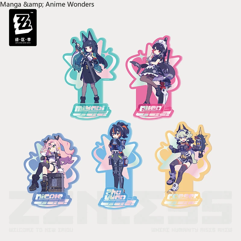 

Presale Sunsyea Zenless Zone Zero Official Merch miHoYo Original MMRYEZ Series Acrylic Stand Hoshimi Miyabi Caesar Ellen Cosplay