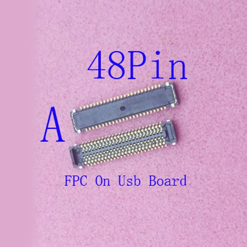 2-50Pcs Lcd Display FPC Connector Plug Usb Charger For Samsung Galaxy A23 A235 A136 A13 A135 A12 A125 A04S A047F A02 A022 78 Pin
