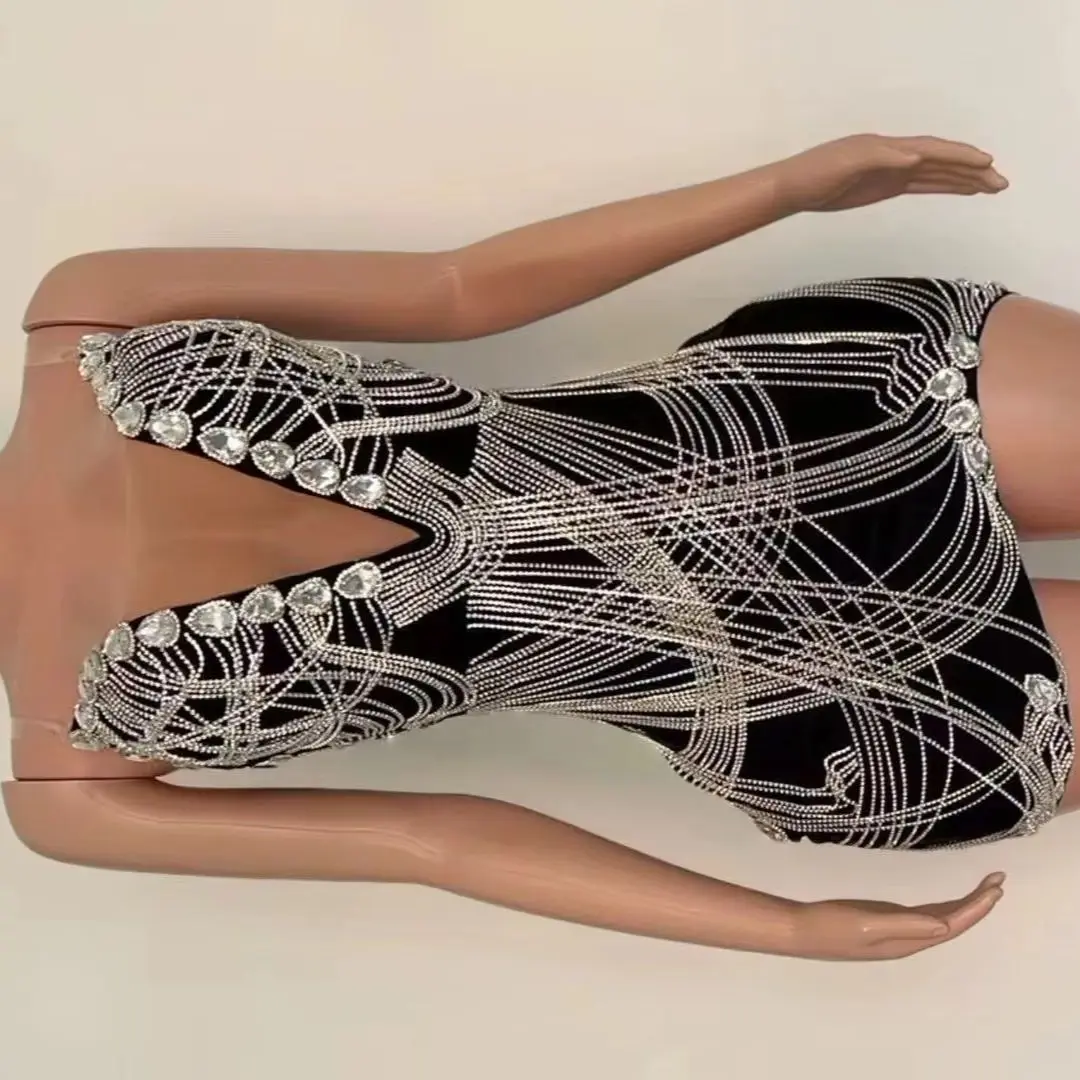 생일 파티 드레스 여성 큰 이벤트 다이아몬드 드레스 생일 축하 복장 댄스 파티 저녁 의상 무대 축제 착용