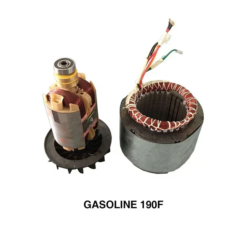 190F 6KW  Wholesale Gasoline  Generator Spare Parts  Generator  Stator and  Rotor Gasoline  Alternator Engineering  Machinery