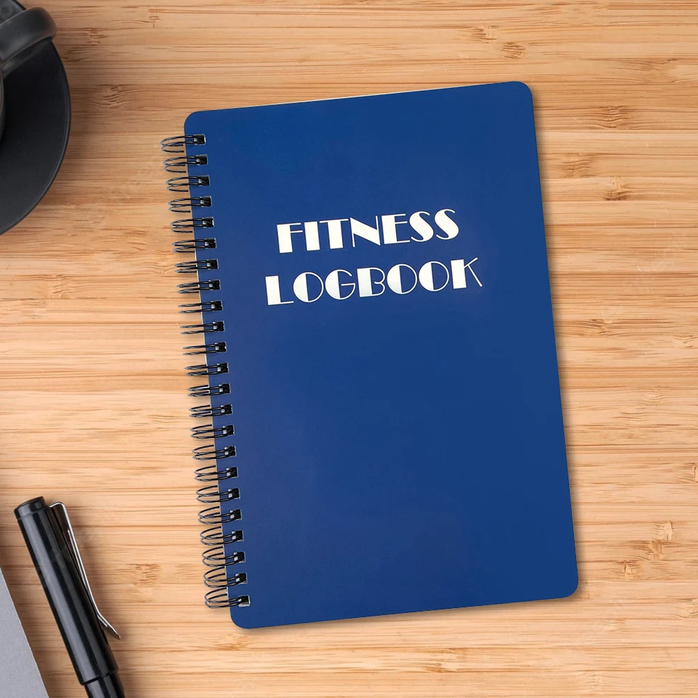 Workout Journal Coiled Planner Log Book Weight Loss Goal Tracking Workout Planner Fitness Punch Book for Gym & Home Workouts