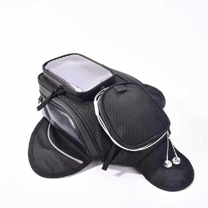 Motorcycle Fuel Bag Mobile Phone Navigation Tank for Multifunctional Small Oil Reservoit Package Motorbike Tool Backpack Bags
