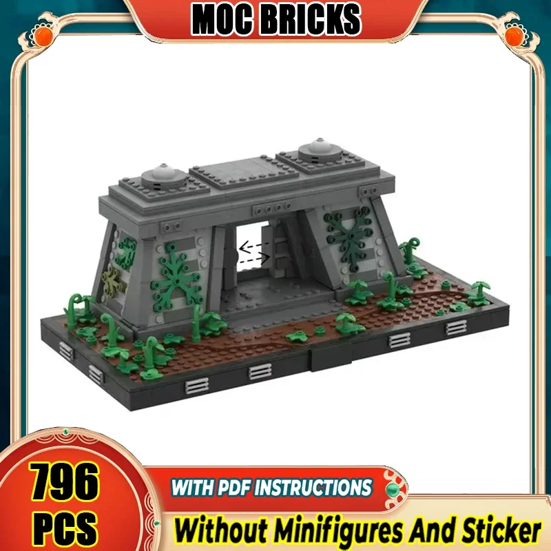 

Star Movie Moc Building Blocks Imperial Bunker Diorama Model Technology Bricks DIY Assembly Construction Toy Holiday Gift