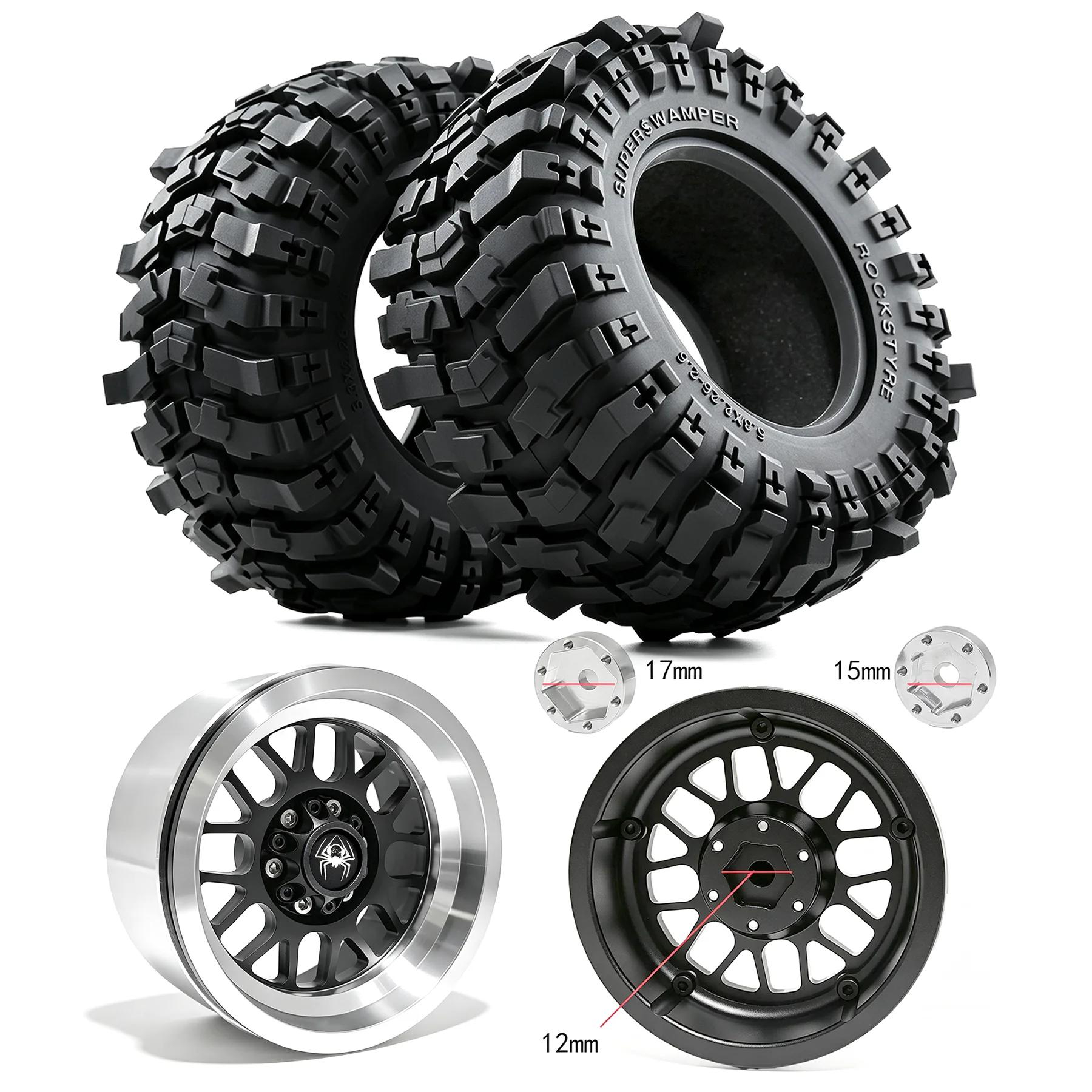 RED SPIDER 4Pcs 2.6