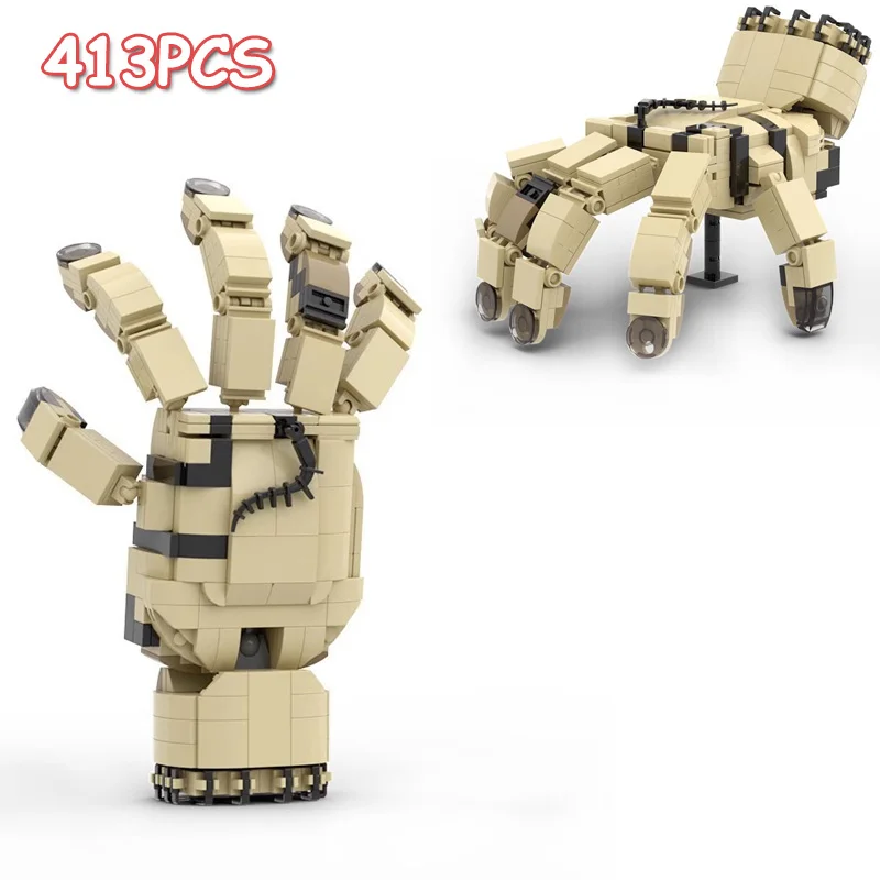 

Серия фильмов, 413 шт., кирпичи MOC, креативная собранная разрубленная ручная модель, декоративная игрушка-монстр ужасов на Хэллоуин, строительный блок, подарок