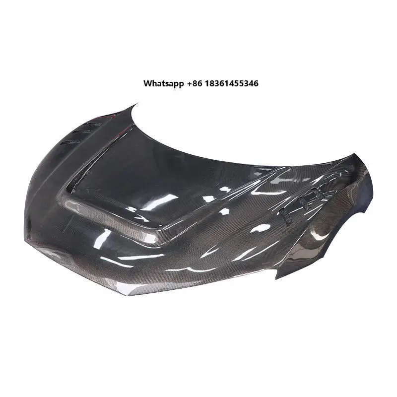 

For R8 2008-2014，100% tested well Double-Side Engine Front Bonnet Real Carbon Fiber Front Hood