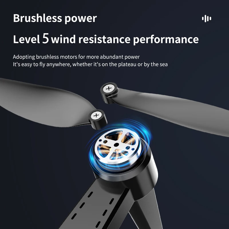 New Drone S196 6K Professional WIFI GPS HD Dual Camera Photography Brushless Foldable Quadcopter RC Distance 2KM Drone Toy Gifts