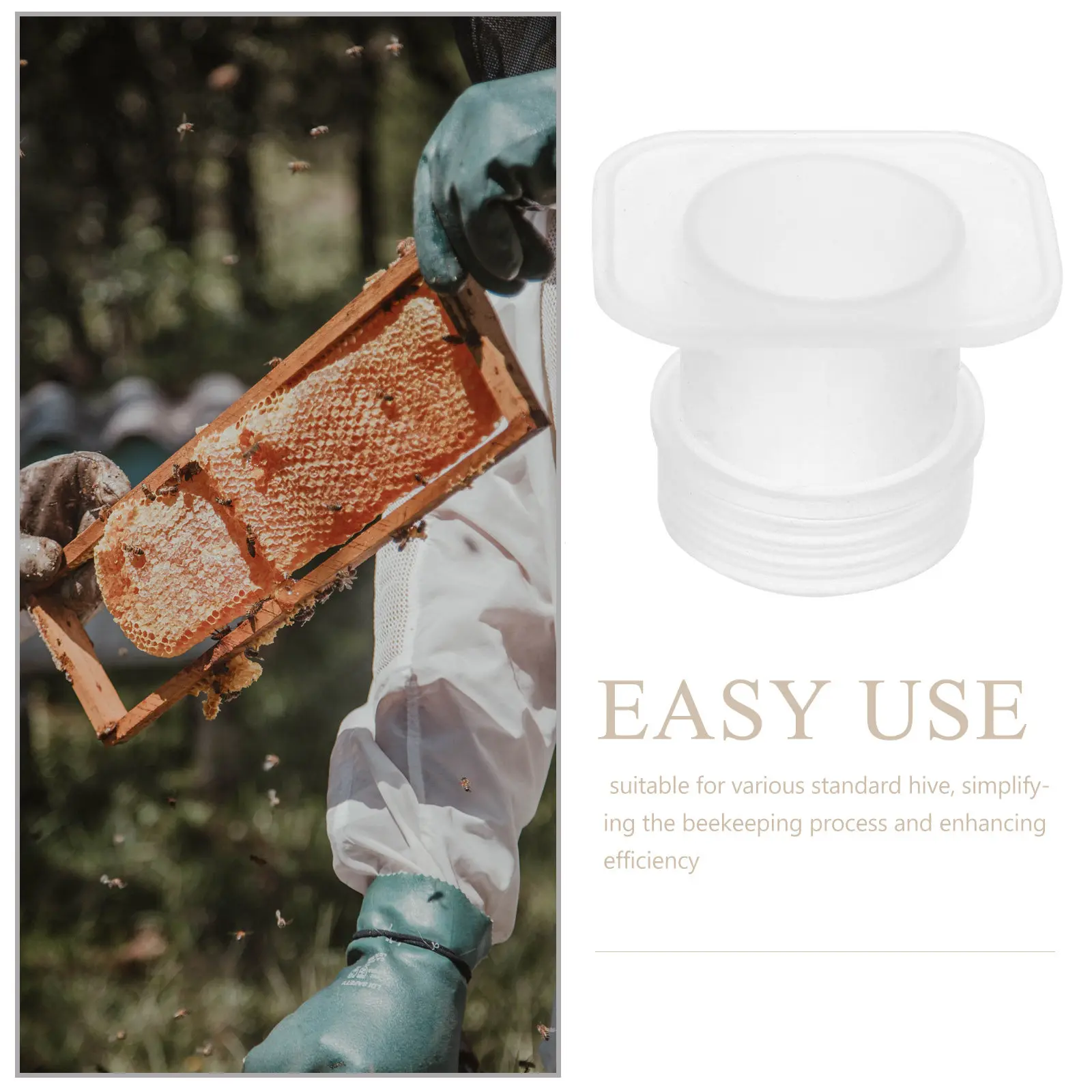 

20 шт. кормушек-поилок для пчел, точная капельная подача, портативный дозатор воды для пчел, инструменты для пчеловодства, садовая станция для кормления пчел