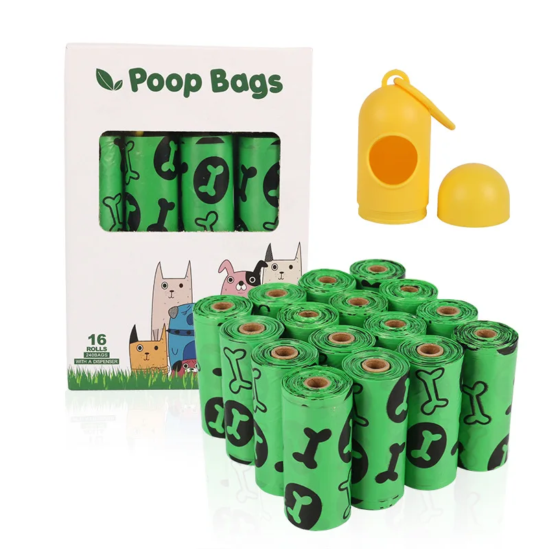 Eco Friendly Degradable Plastic Biodegradable Pet Cat Dog Poop Waste Bag