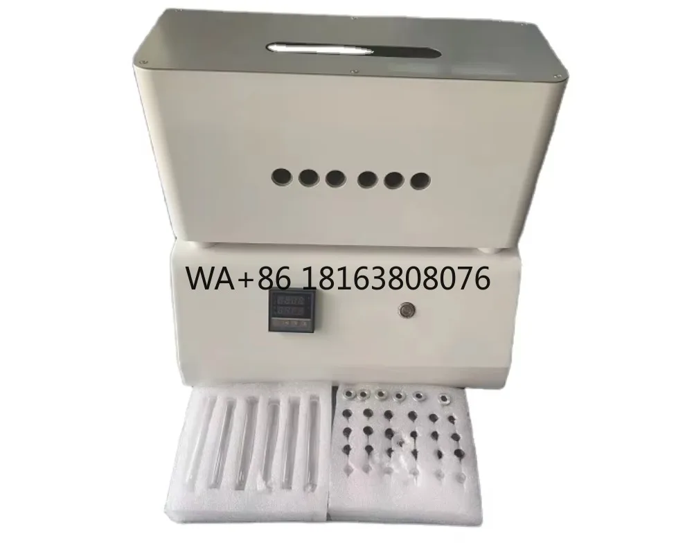 Grease Wide Temperature Dropping Point Tester ASTM D2265 GB/T3498 6 Channels Aluminum Bath Lubricant Drop Point Test Equipment