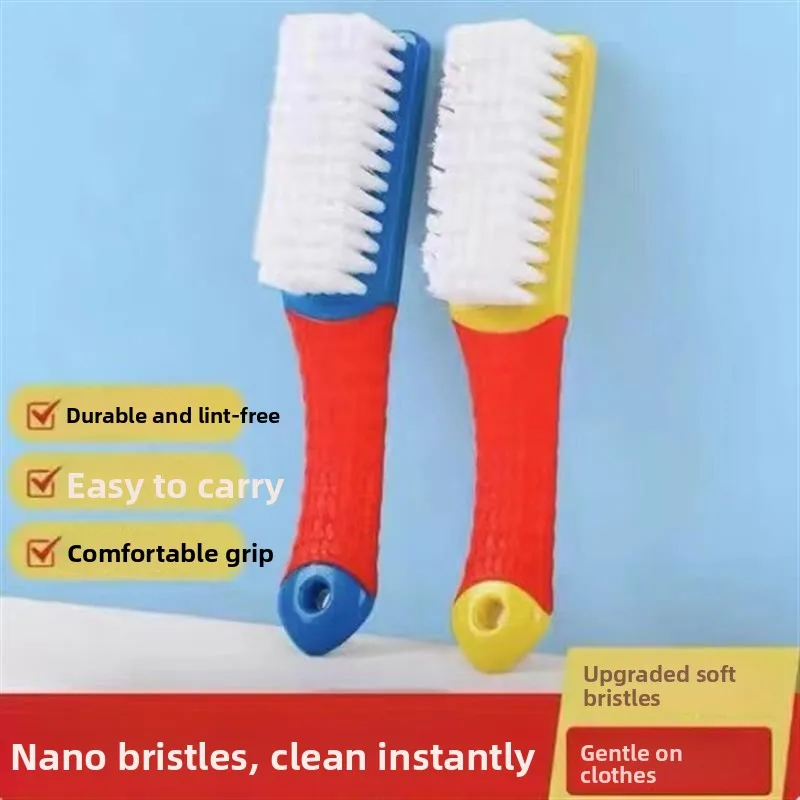 Durable Multi-Functional Soft Bristle Shoe Brush for Home Use Non-Dropping Hair Cleans Shoes without Damaging Them