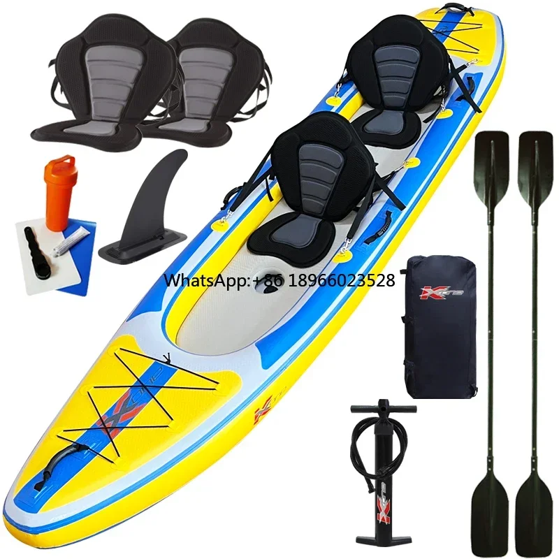 

Drifting Diving Dugout Raft Factory price 2 person Inflatable Kayak With Air Pump