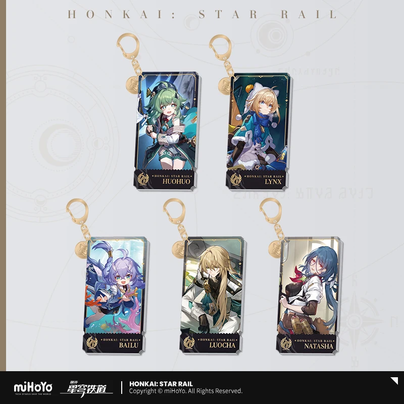 

Honkai: Star Rail Desktop Decoration Figures Merch Acrylic Pendant Keychains Backpack Accessories - Abundance Path