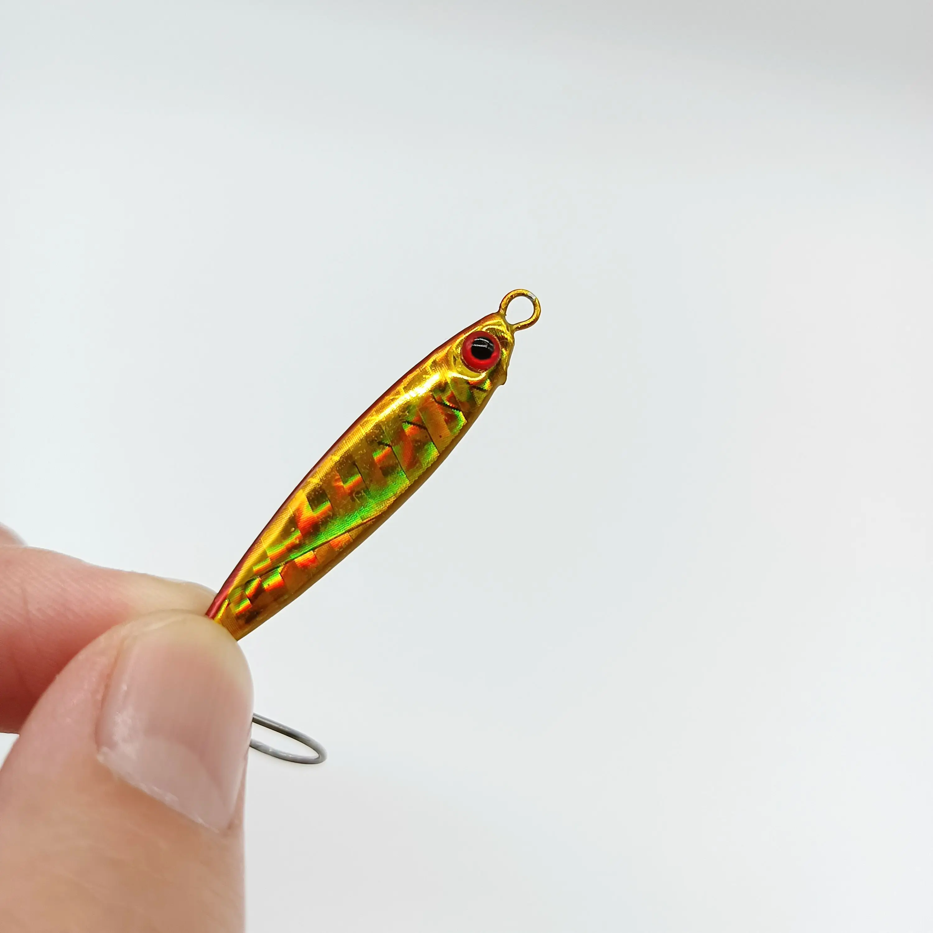 Duoduoyu Mini Jig Metal con Anzuelo Simple – Señuelo Artificial para Pesca - imagen 2