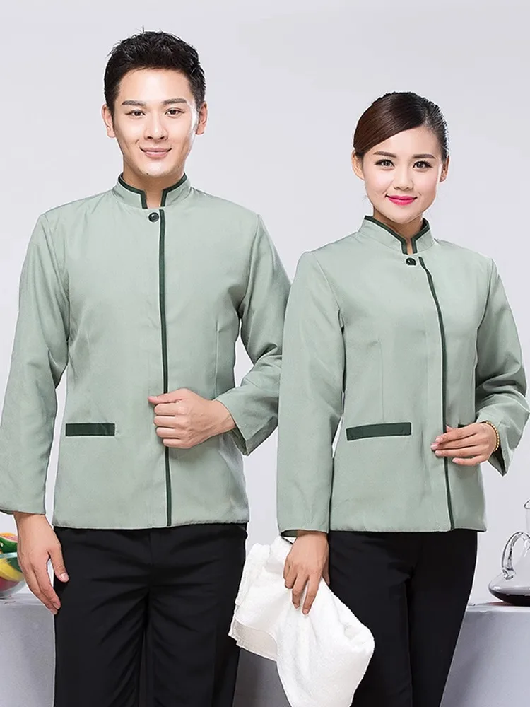 

plus Size Cleaning Work orm Long Sve Women's Autumn Winter Clothes Household Hotel Guest Room Atnt Workwear