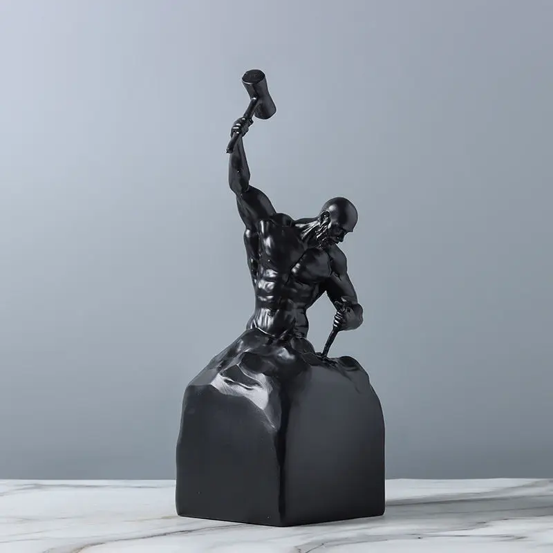 Modern Art Figure Sculptures, Home Decor, Living Room, Carving, Inspiring Soft Decoration, Self Sculpting Figure Sculptures