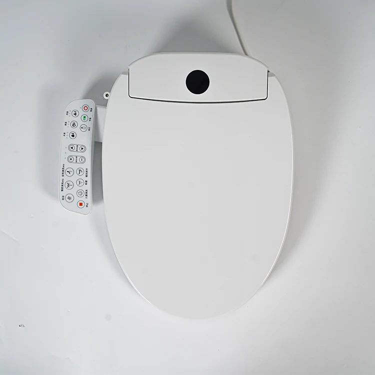 Smart Heated electric hygienic bidet toilet seat battery operated warm automatic toilet seat cover