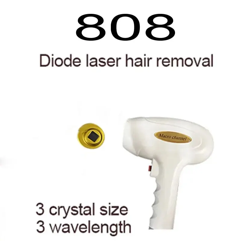 Beauty Laser Hair Removal Equipment Accessory Handle 3 Wavelength Diode Laser Hair Removal Handle