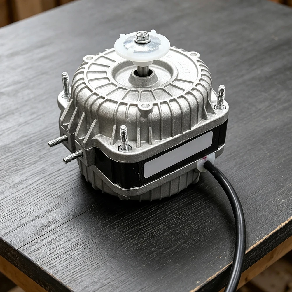 120V 55W 70W Kitchen Cooling For Fan Motor Metal Condenser Blower For Refrigerator Ventilation Equipment Replacement Part Silver