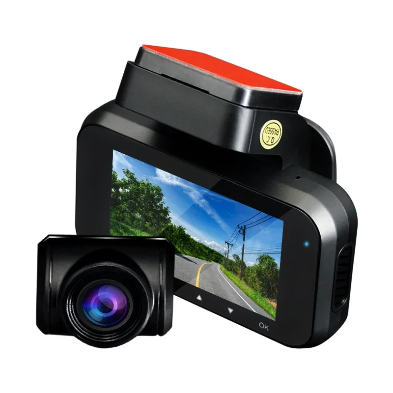 dash camera 4k car dvr with  dashcam 2 channel dual lents dash cam front and rear 4k+1080P 2K+2K car camera dash cam