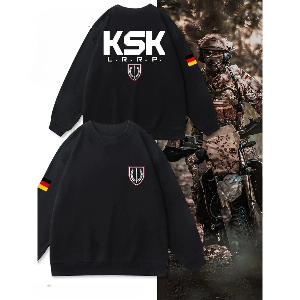 

Germany KSK Special Forces Sweatshirt Combat Uniform Military Autumn and Winter Men's Tactical Uniform Crew Neck Casual Sweater