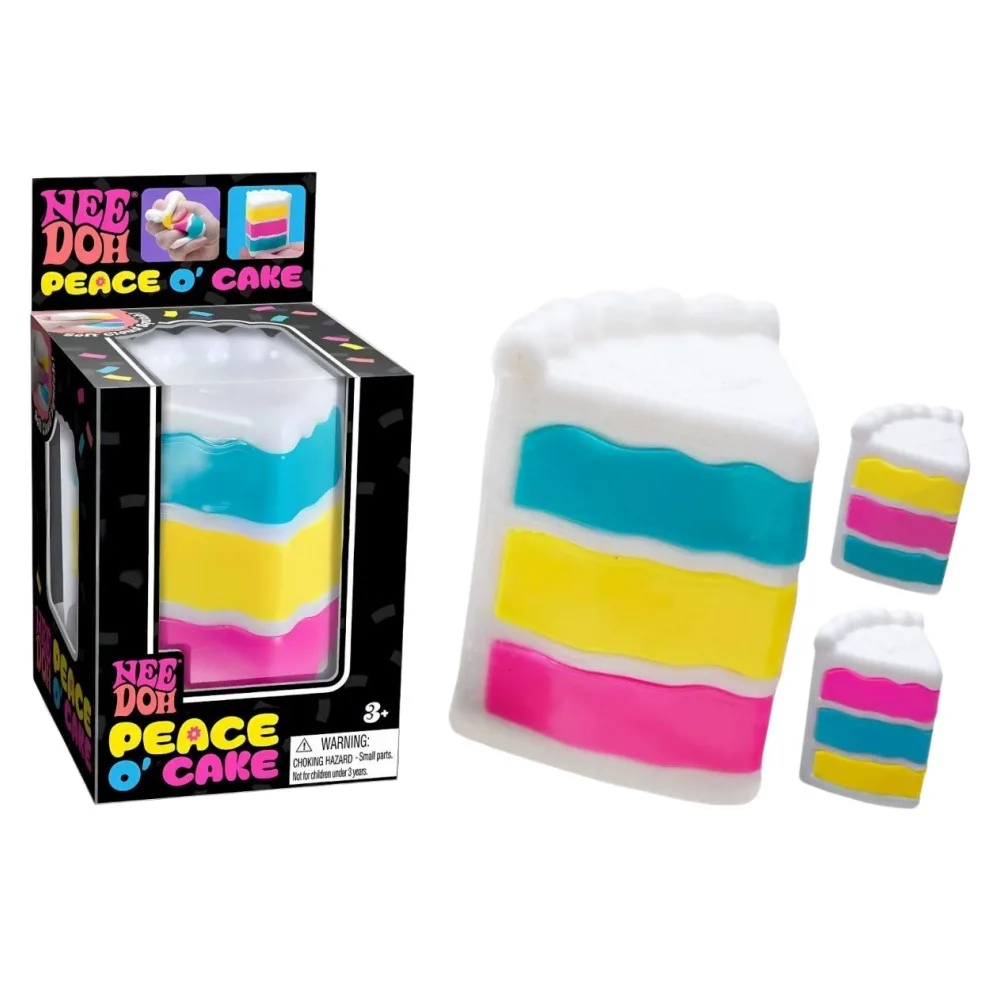 Schylling Needoh Nice Cube Sensorischer Pop-Fidget-Würfel, Stressabbau-Würfel, Quetschspielzeug, Angstlinderung, Konzentrationshilfe, für Menschen