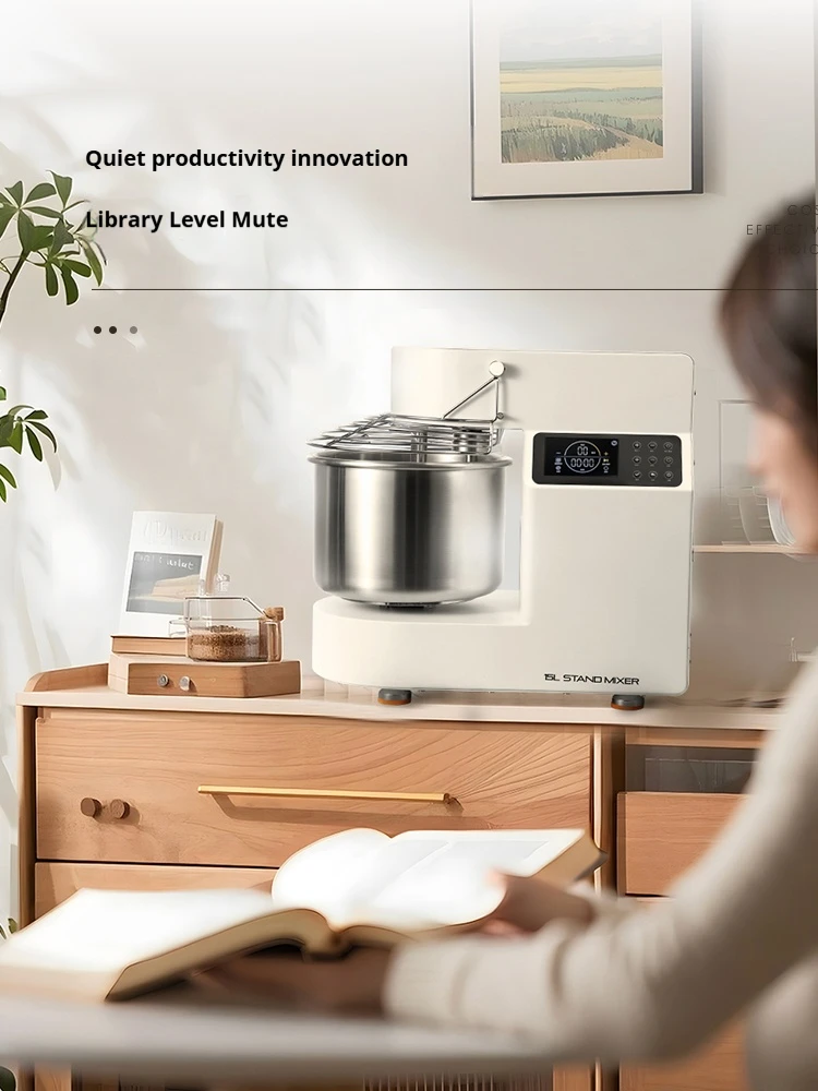 H15S commercial dough mixer kneading dough chef machine low noise fully automatic stainless steel dough and flour mixer