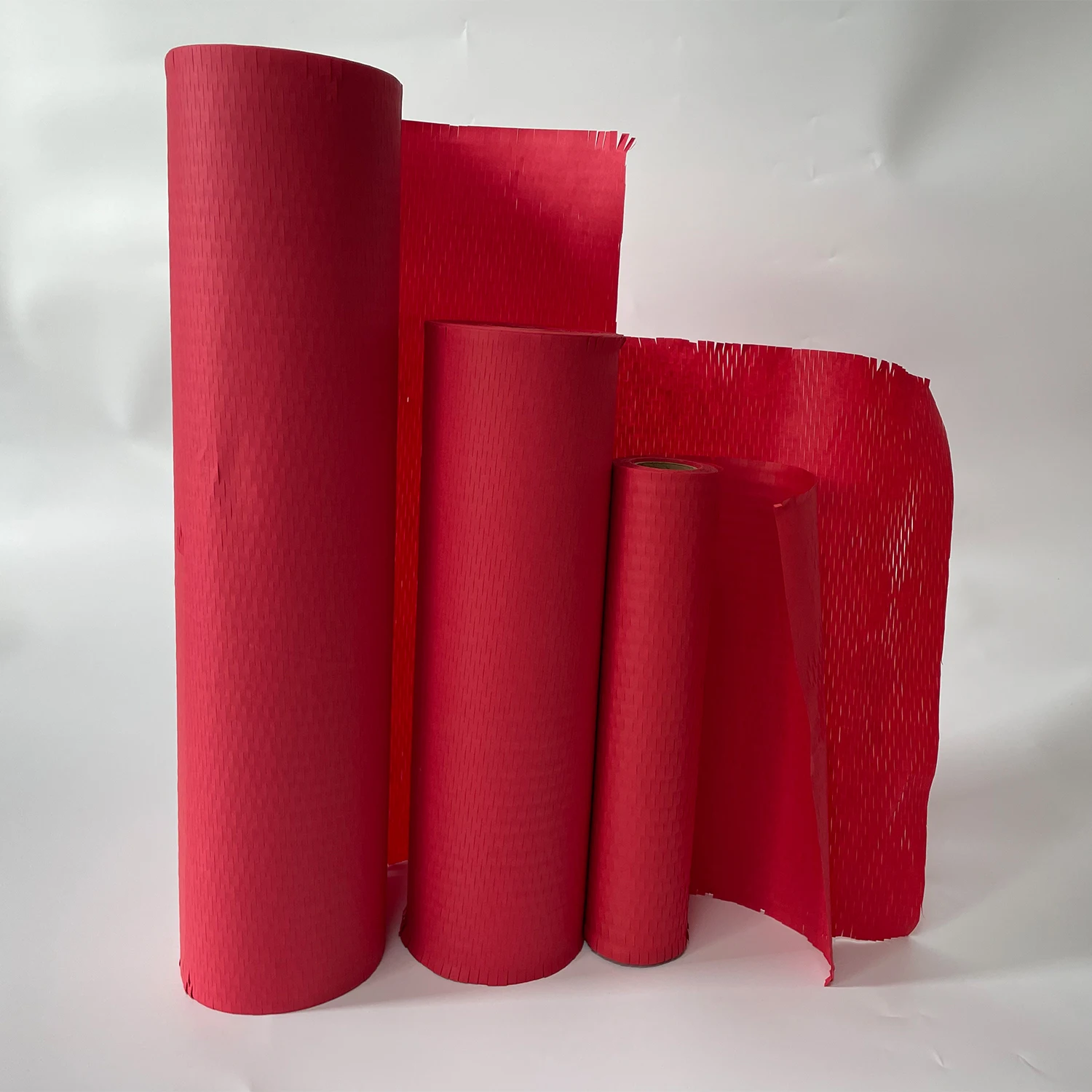 Honeycomb Wrap packaging is a sustainable alternative to bubble buffer wrap for mobile/transport/packaging rolls biodegradable a