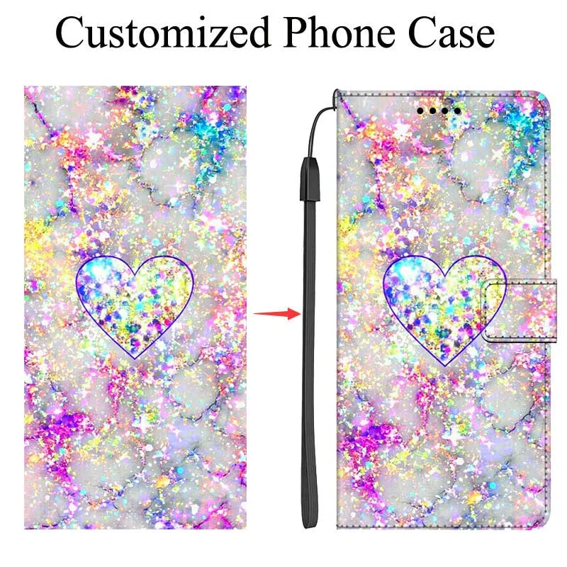 حافظة جلدية مخصصة لهاتف Honor X40 X50i X50 GT Pro X70 X70i DIY Funda حافظة هاتف حامل محفظة فتحات مغناطيسية Para #2