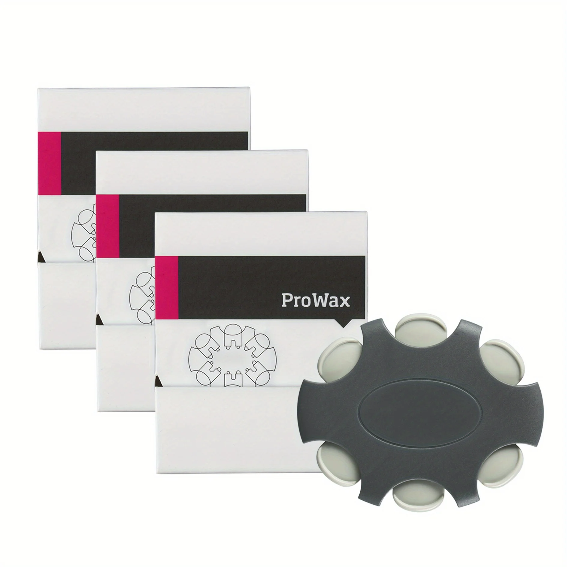 ProWax Wax Guards - Certified Hearing Aid Wax Traps, Prevents Earwax Buildup for ITC & RIC Devices, Plastic Material,