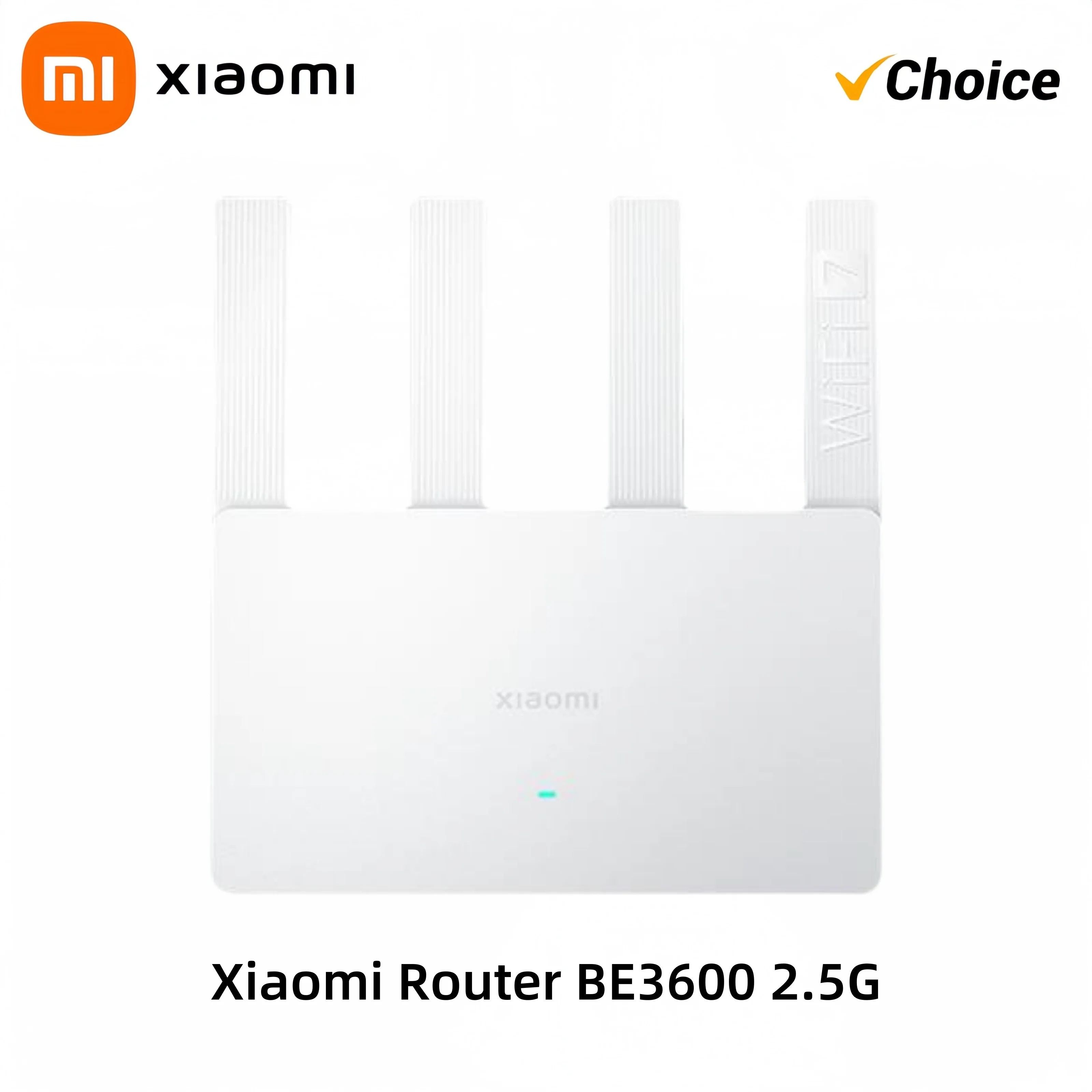 2024 Xiaomi Router BE3600 WiFi7 2.4/5GHz Duan Bands 160Mhz 3570Mbps Mesh Networking Gaming Acceleration 2.5G Ethernet Port