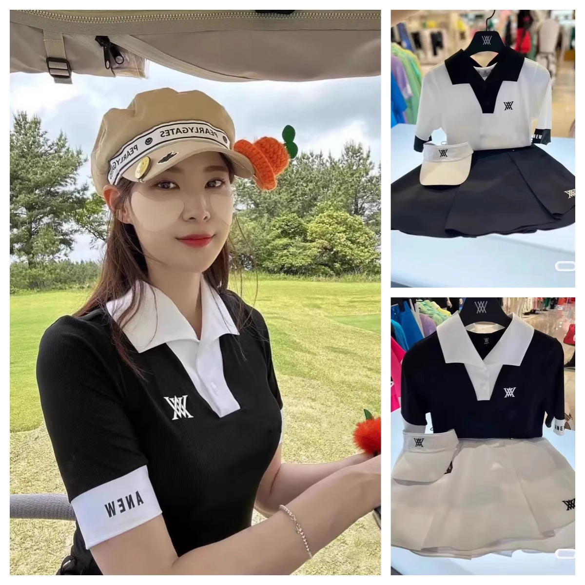 

Women's Short-Sleeve Golf Top: Stretch, Quick-Dry, Breathable, Comfortable, Versatile Golf Shirt