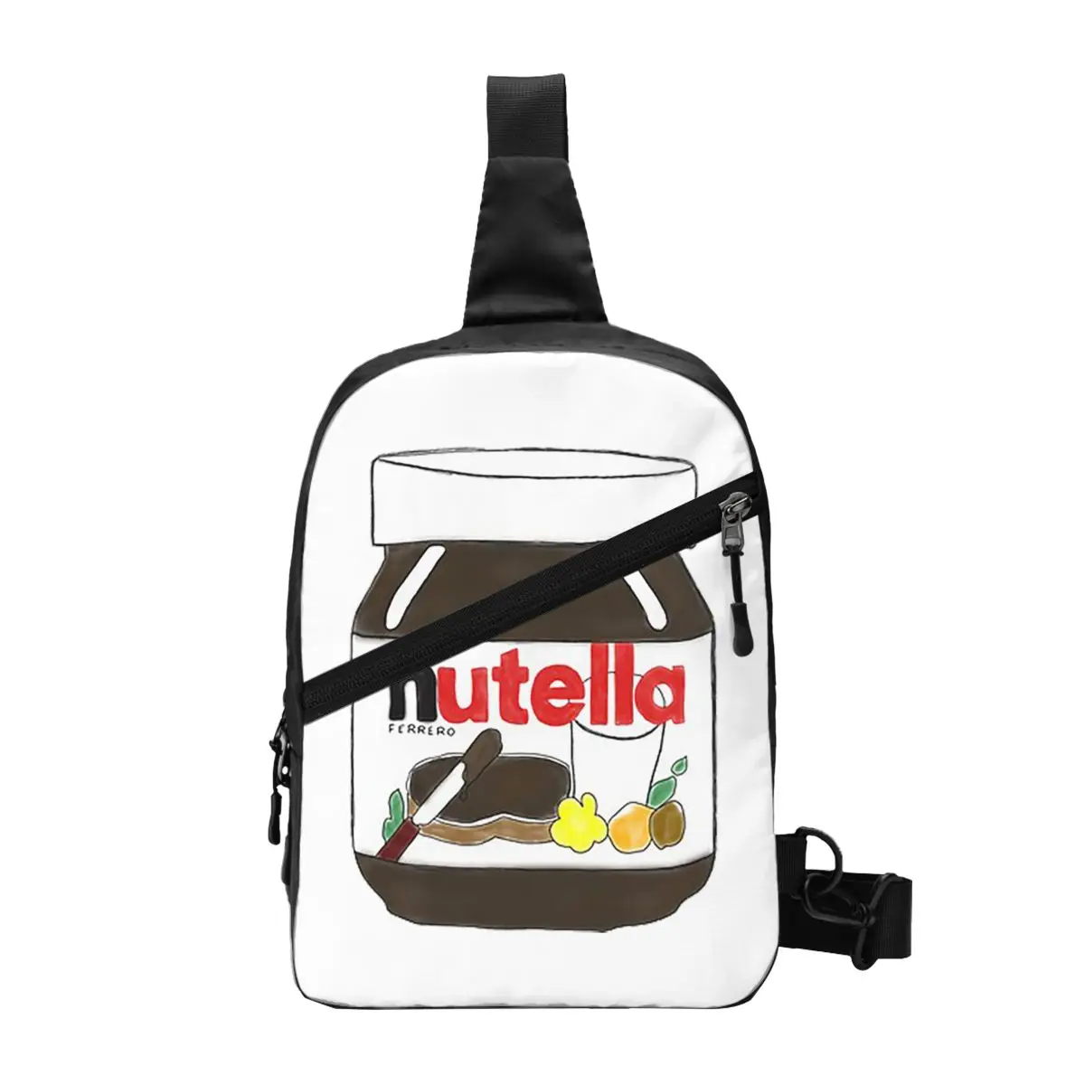 

Nutella нагрудная сумка мужской рюкзак через плечо нагрудная сумка дорожный походный рюкзак сумка через плечо