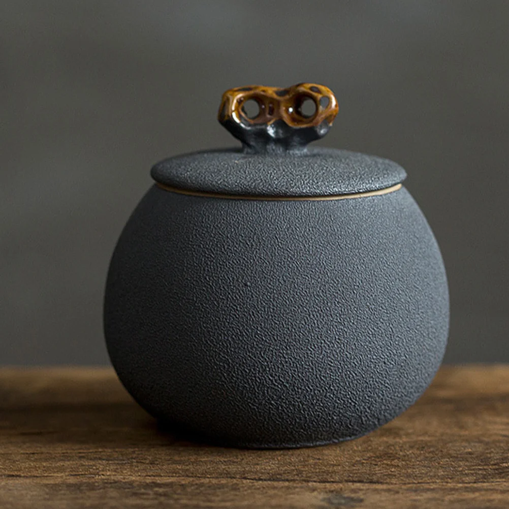 

Food Containers with Lids Ceramic Tea Can Gift Package Canister Delicate Canisters
