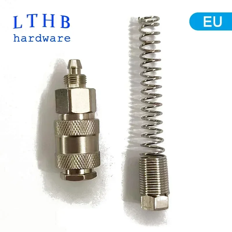 Pneumatic European Connector with Spring EU Standard Fittings for Compressor Air Hose Fitting 5mm * 8mm Quick Release Coupling