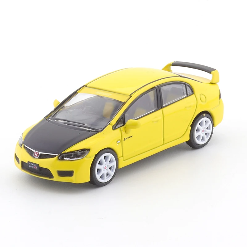 DCT 1/64 FD2 Modell 8. Generation Honda Civic Type R Auto Legierung Motor Fahrzeug Diecast Metall Modell Kinder Weihnachten Geschenk Spielzeug für Jungen – Detail 6