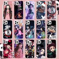 SK-24 Demon Slayer Silicone Case For Tecno Spark  Go  6 7 7T 7P 8 8C 8P Pova 2 3 4 AIR GO LTE Pro