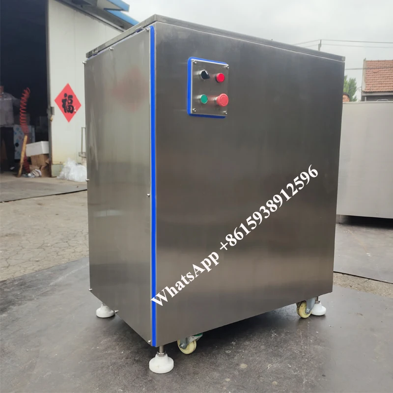 مفرمة اللحم المجمد التجارية ، أوتوماتيكية بالكامل ، 304 من الفولاذ المقاوم للصدأ ، الدهون ، معدات المفرمة دجاج كامل ، 4kW ، 500 كجم في الساعة