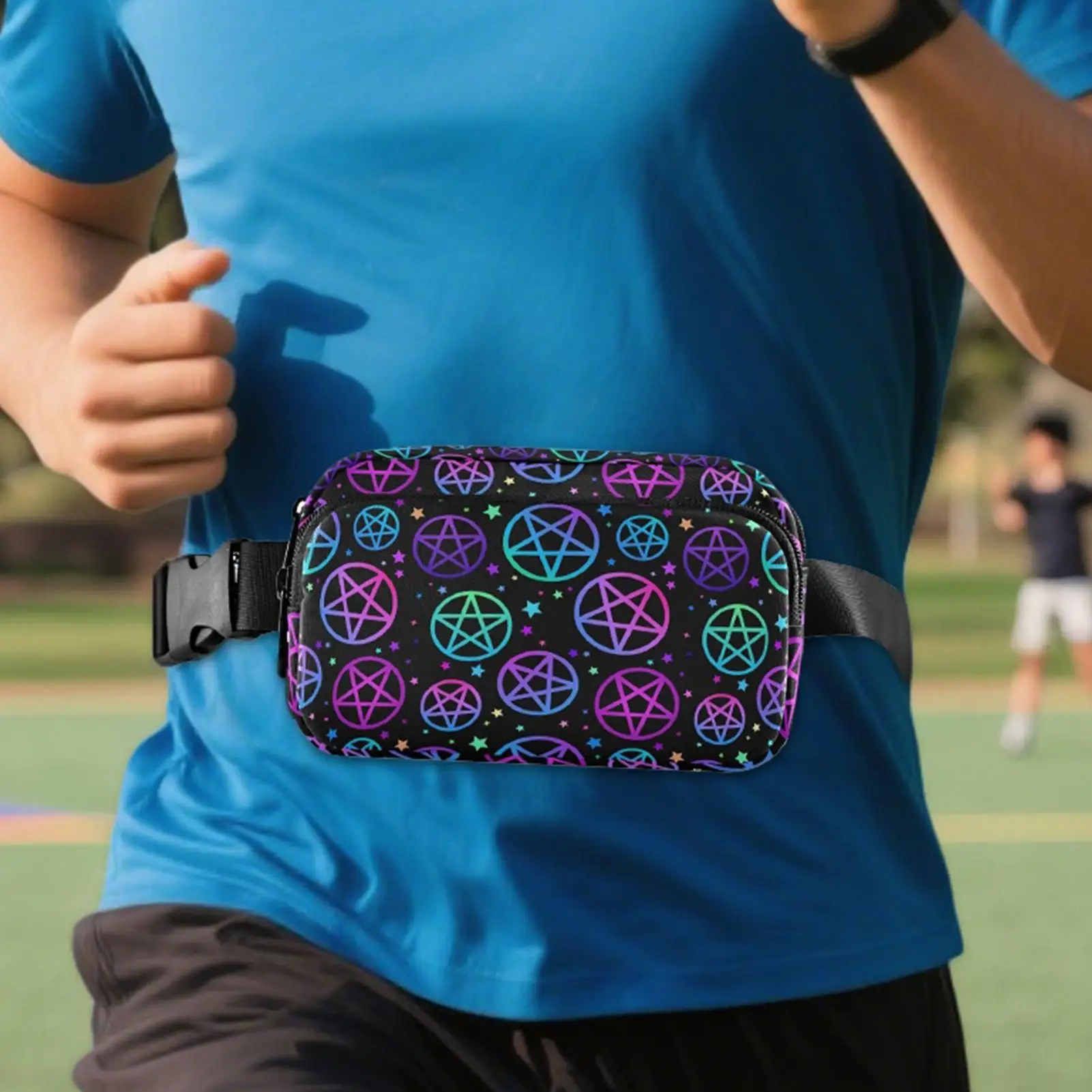 Fanny Packs For Women Adjustable Reflective Mobile Phone Wallet Zipper Women Fanny Pack For Mobile Phone Hiking Casual Tissue