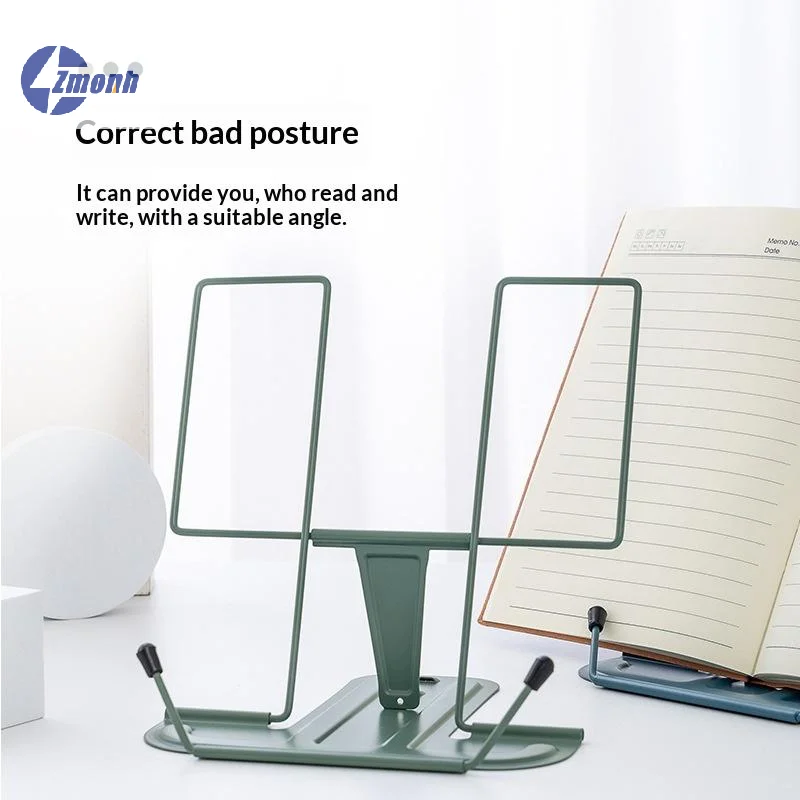 New！Simple Metal Reading Stand Stable And Not Easy To Collapse Foldable And Adjustable Bookshelf Music Score Stand Phone Holder