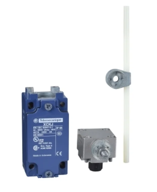 

XCKJ10559C XCKJ10559 = ZCKJ1C + ZCKE05C + ZCKY59C Limit switch, XC Standard, XCKJ, thermoplastic round rod lever 6 mm, 1NC+1 NO,