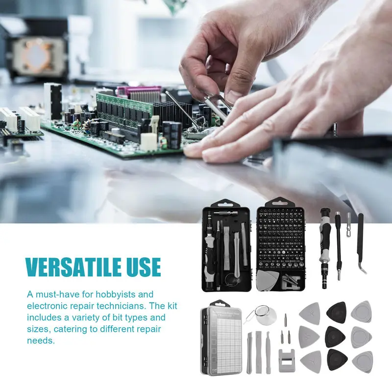 122-In-1 Multifunctional Precision Magnetic Screwdriver Set Computer PC Mobile Phone Equipment Repair Screwdrive Kit